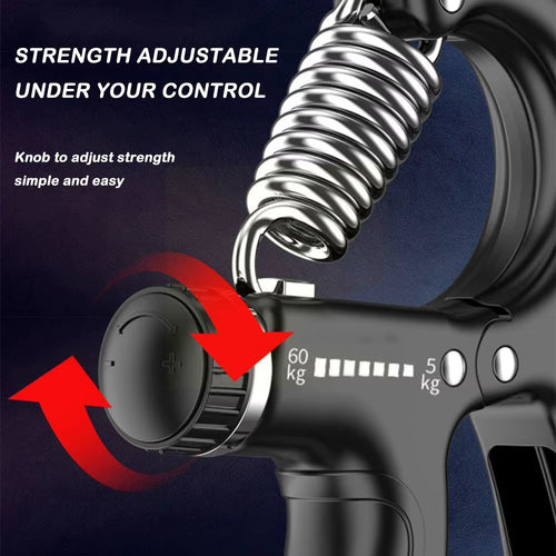Ejercitador de antebrazos Ajustable con Contador 5kg-60kg